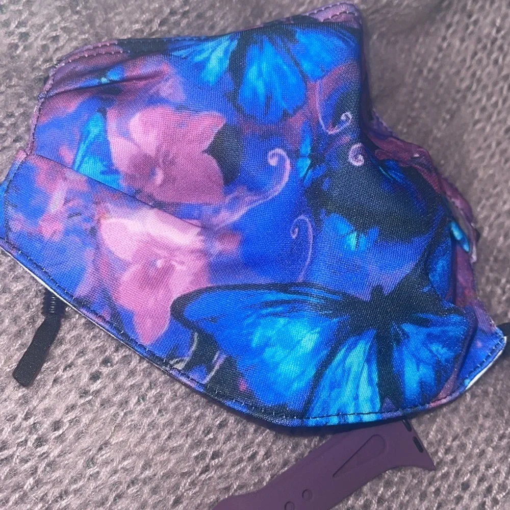 New floral face mask and watch band 42mm